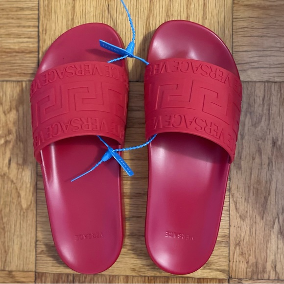 Versace Rubber Pool Slides Men’s - Picture 4 of 15